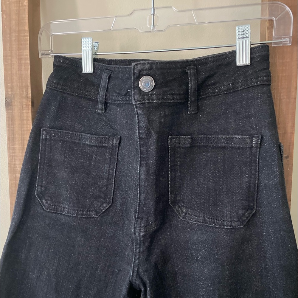 Zara Marine Pant Raw Hem